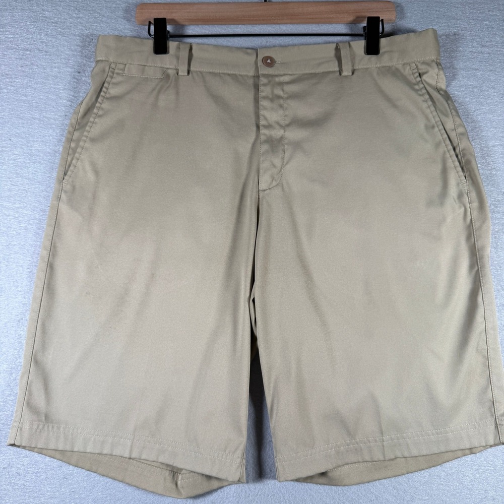 Nike Golf Tour Performance Dri-FIT Shorts Mens 35 Khaki Tan 639798-235‎ Stretch